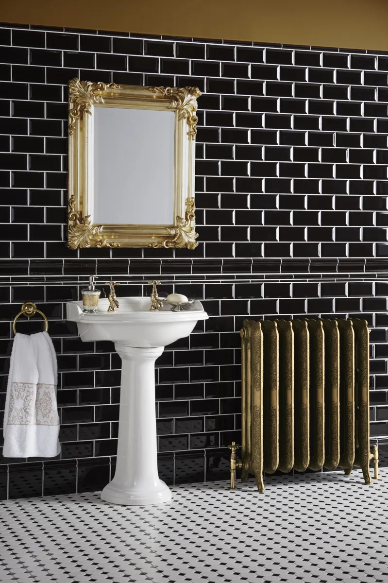 Rococo cast iron radiator