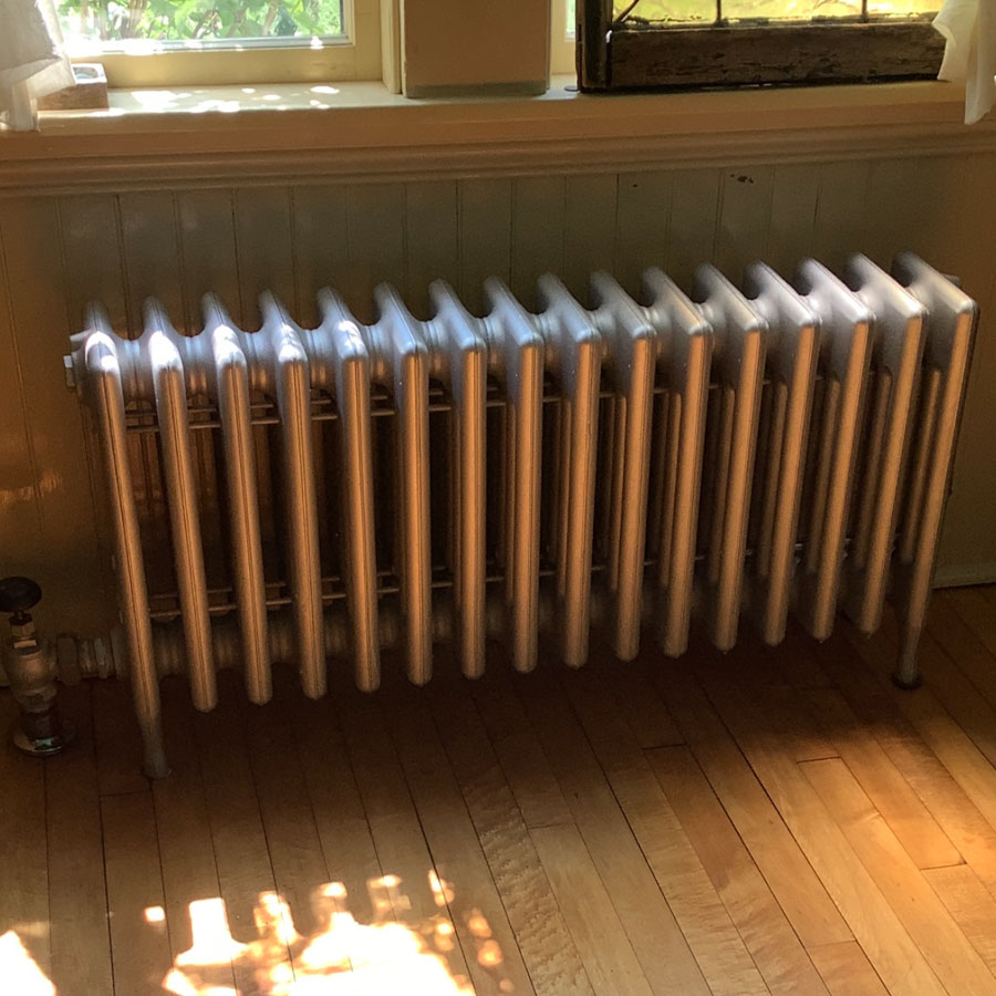Radiator after refinishing
