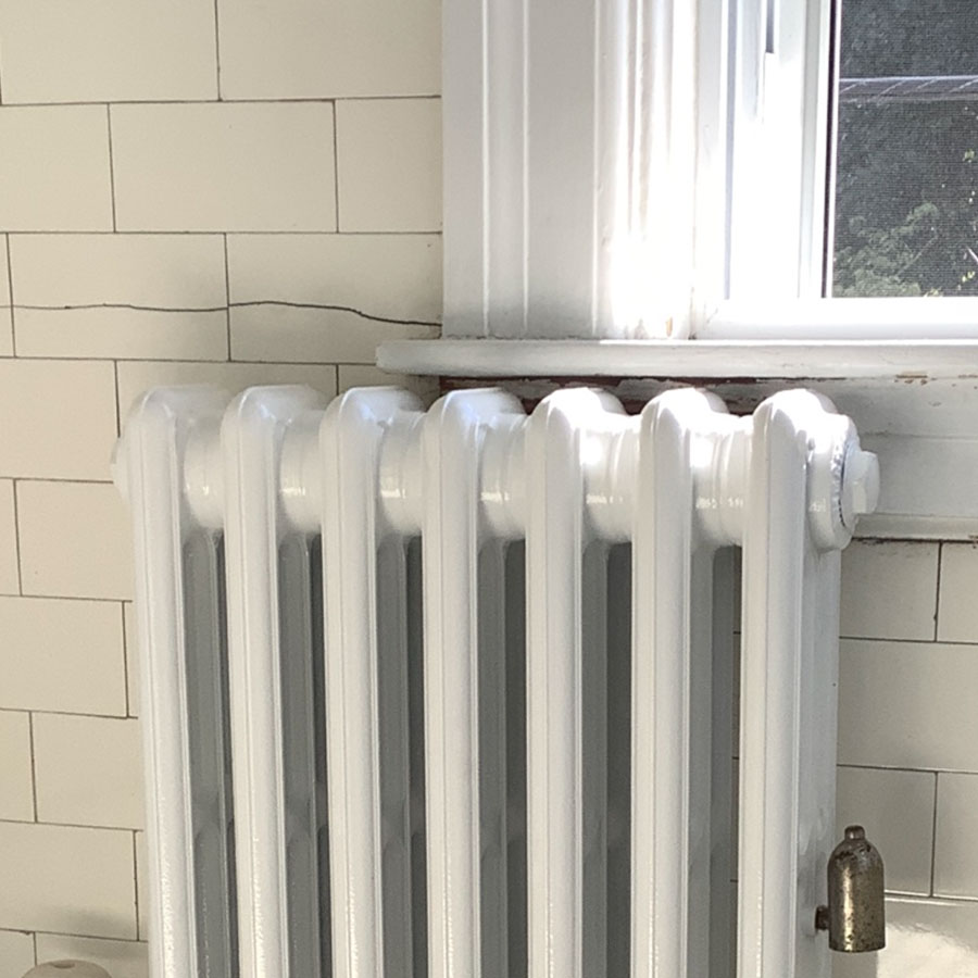 Radiator after refinishing