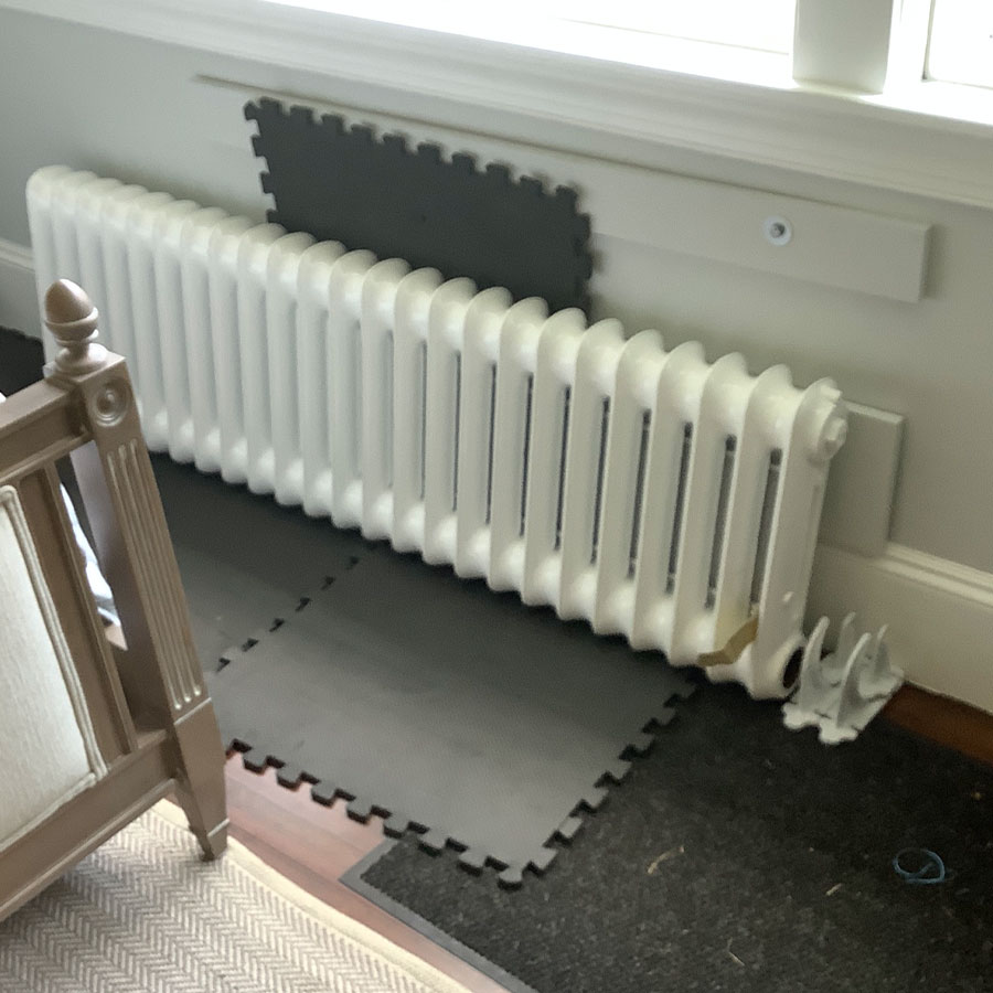 Radiator after refinishing