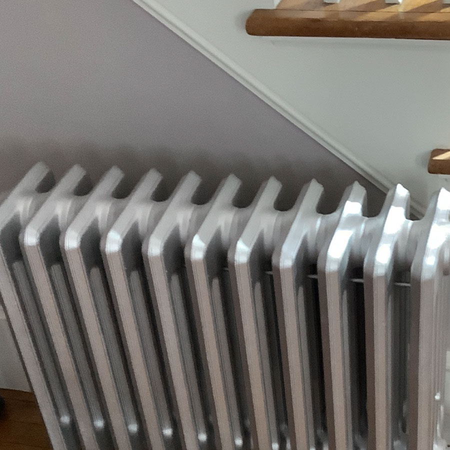 Radiator after refinishing